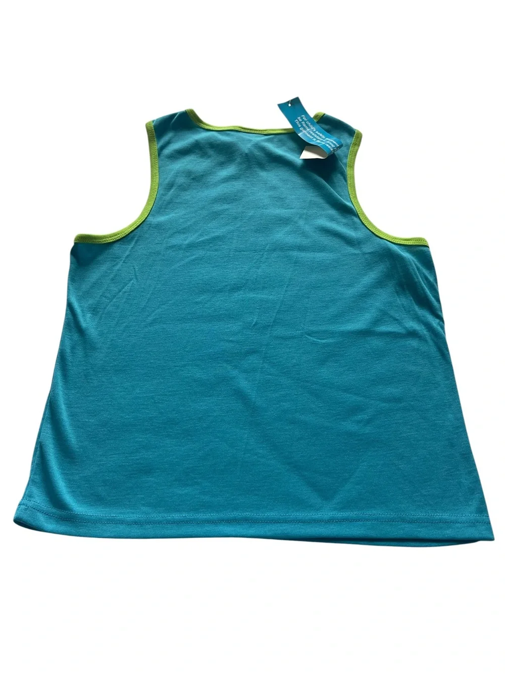 DISNEY KIDS TEAL SLEEVELESS ARIEL TANK SZ XLG NWTS!!